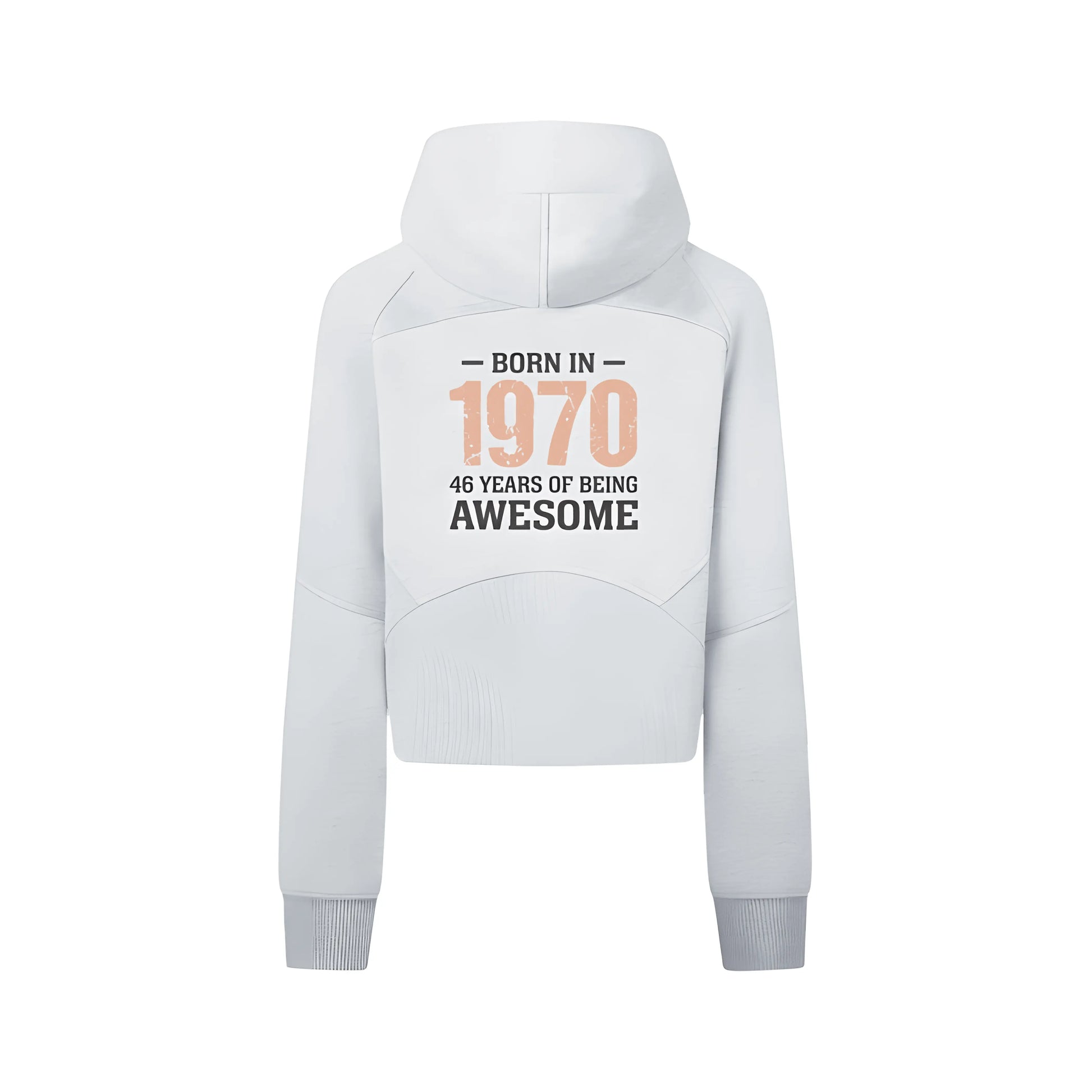 COWT Cropped Zip-Through Sweatshirt - IVORYNN