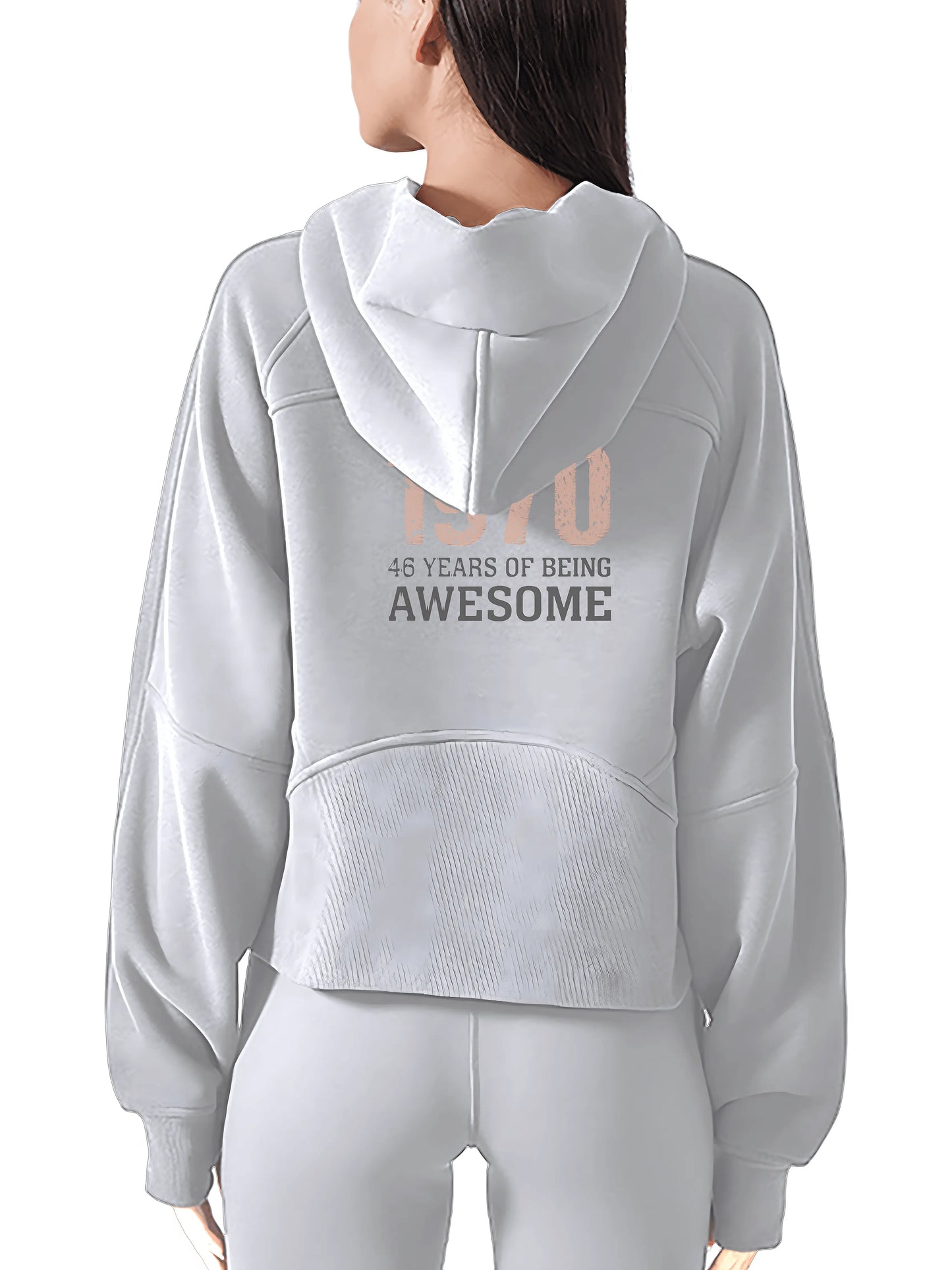 COWT Cropped Zip-Through Sweatshirt - IVORYNN