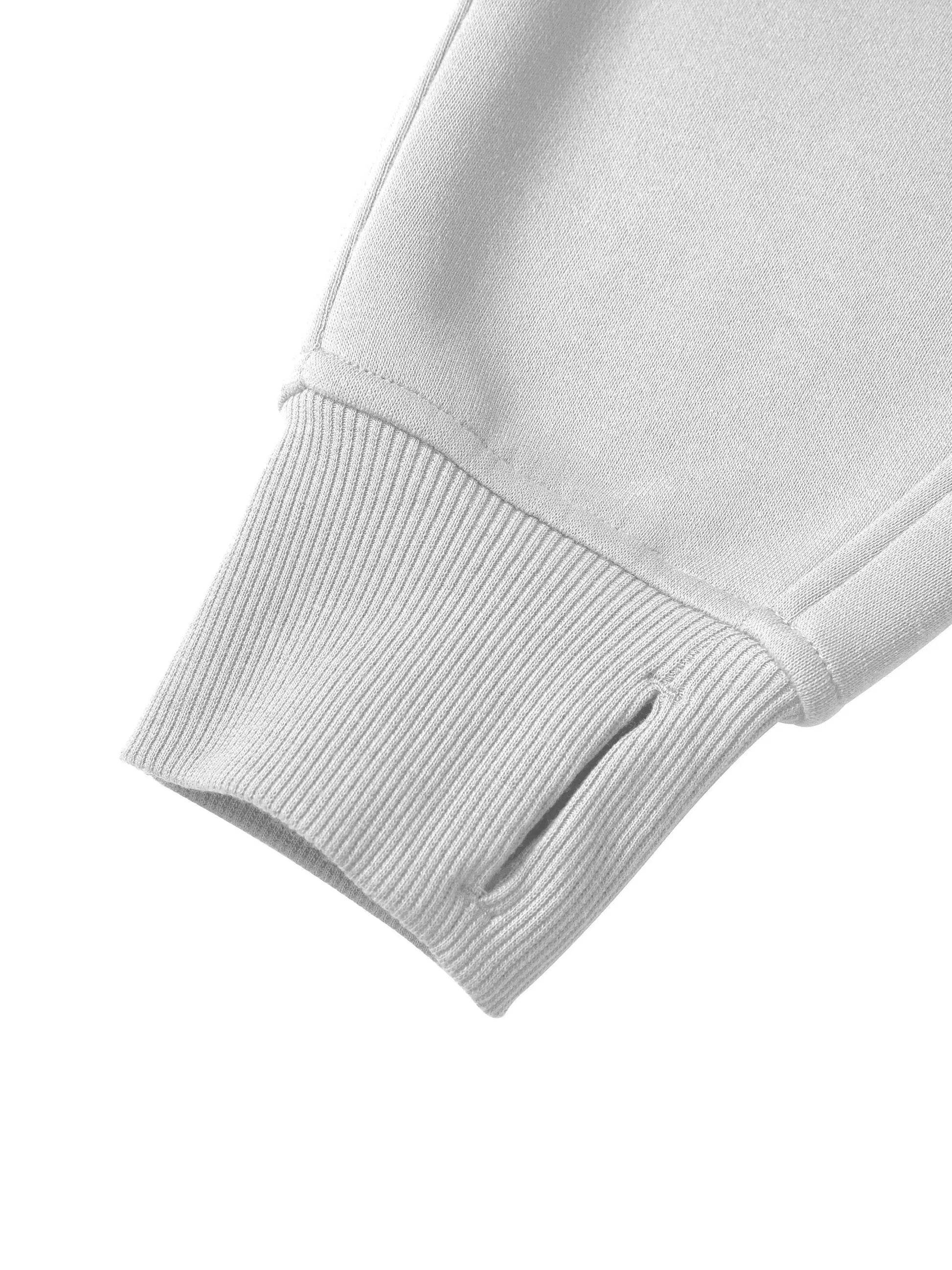 COWT Cropped Zip-Through Sweatshirt - IVORYNN