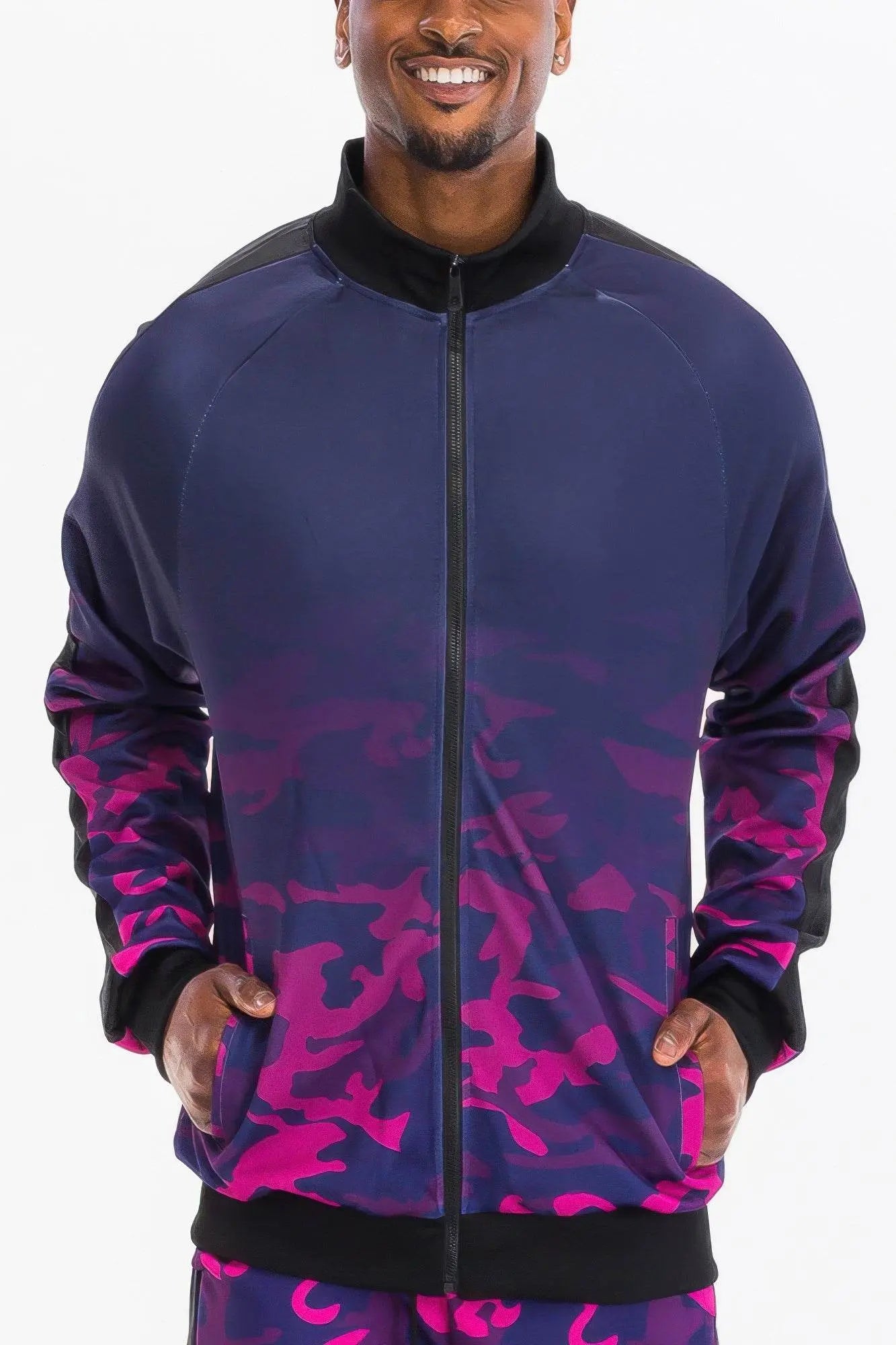 Camo Ombre Track Jacket - IVORYNN