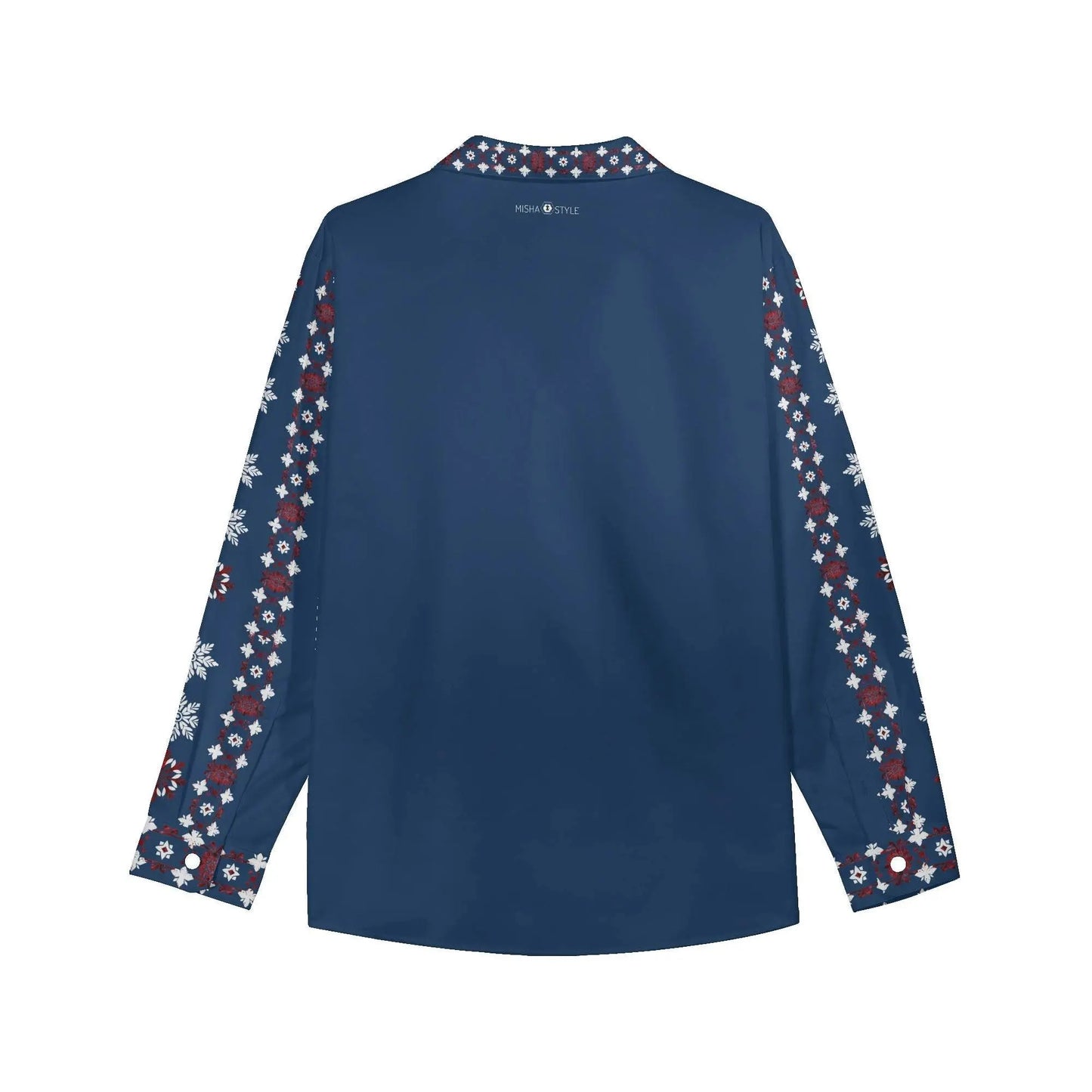 Casual Long Sleeve Button Down Shirt - IVORYNN