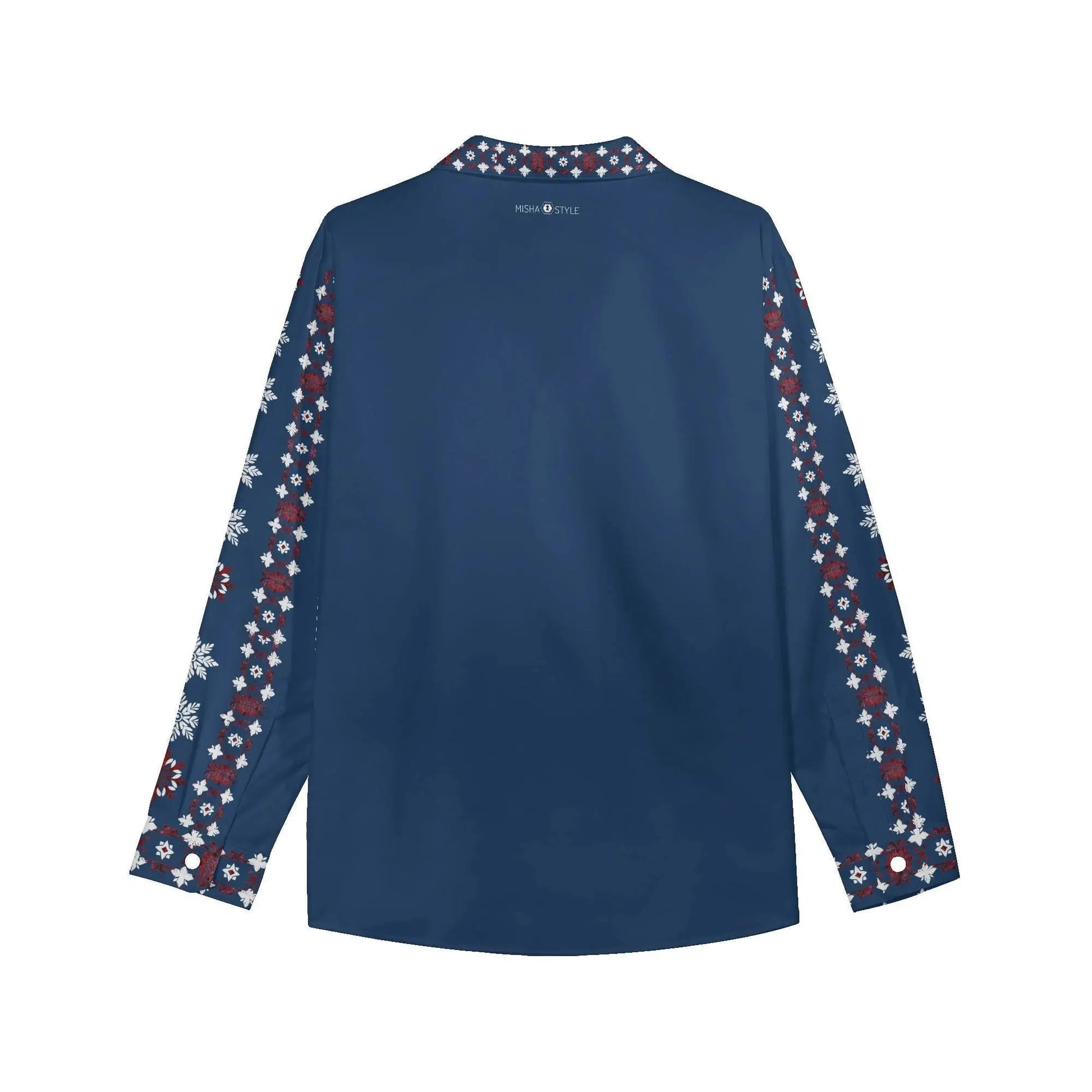 Casual Long Sleeve Button Down Shirt - IVORYNN