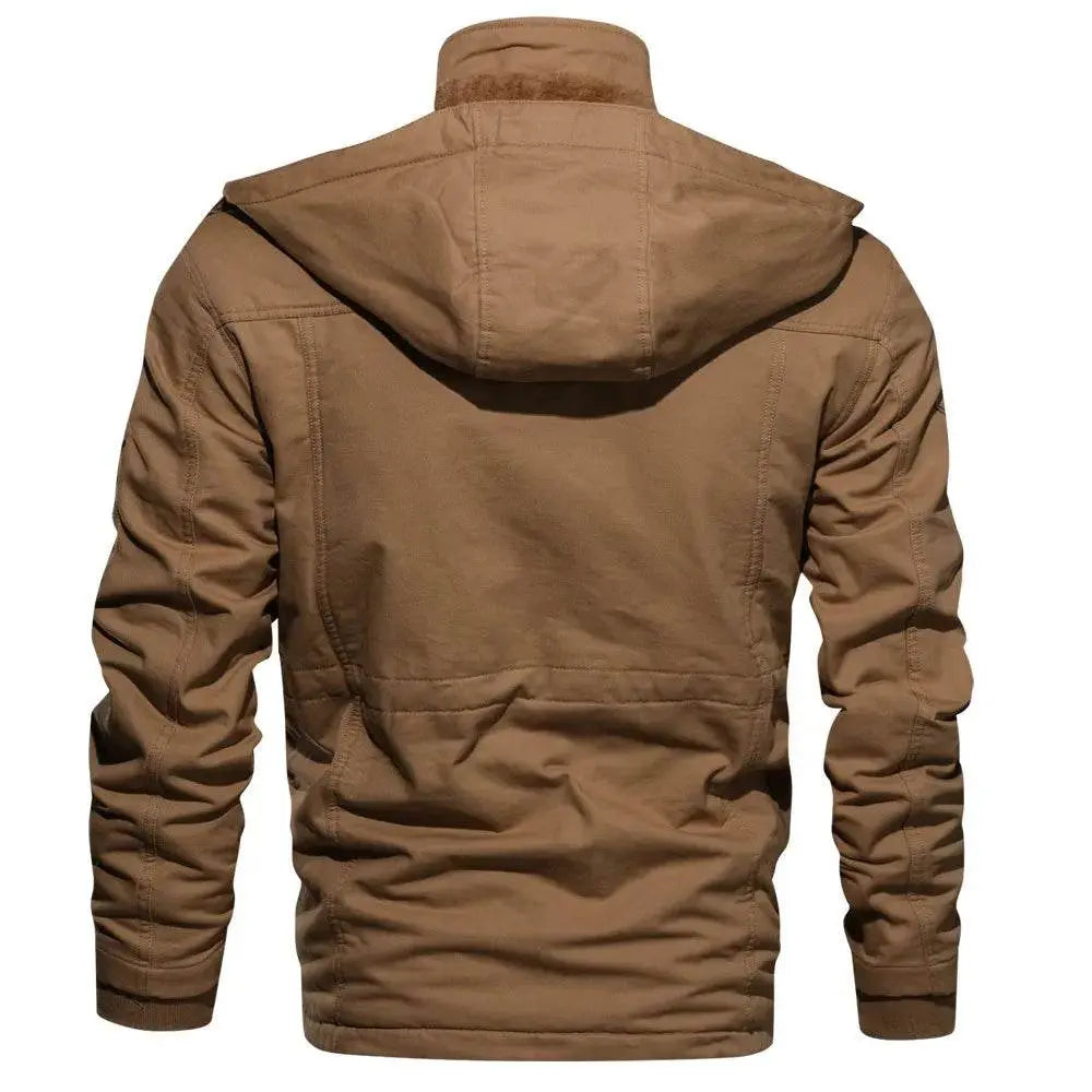 Casual Military Men Thick Jacket - IVORYNN