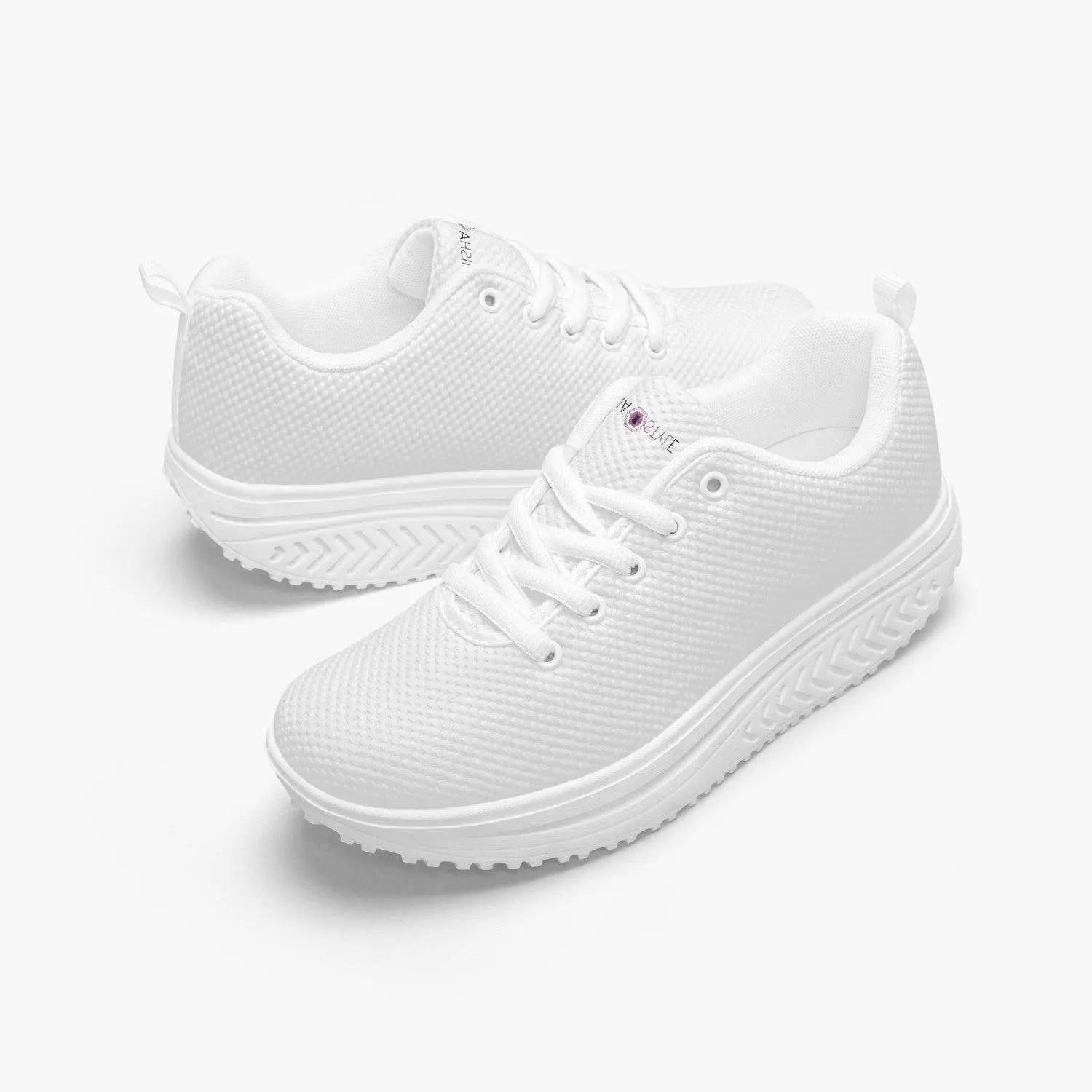 Casual Women’s Mesh Rocking Shoes - White - IVORYNN