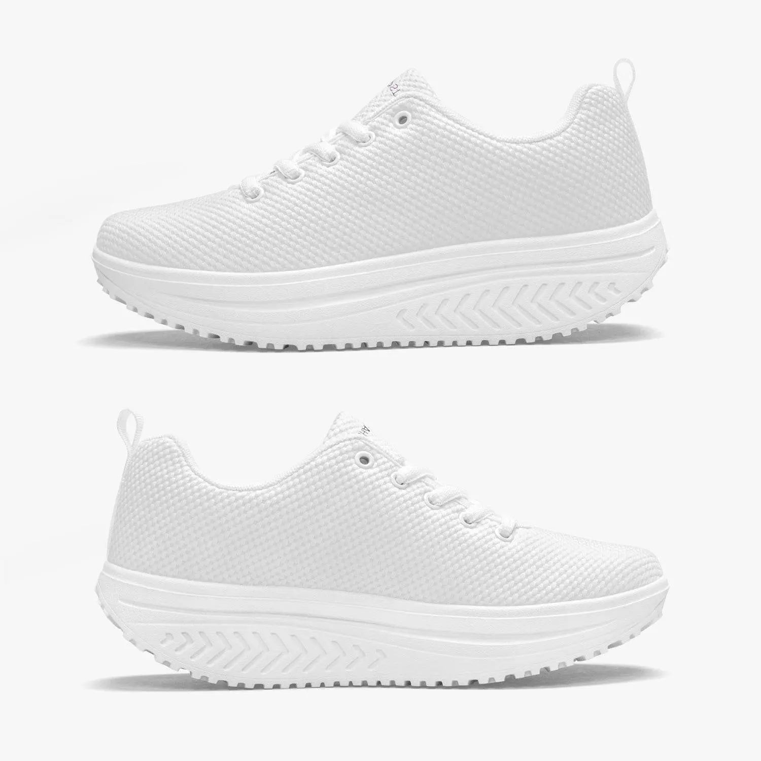 Casual Women’s Mesh Rocking Shoes - White - IVORYNN