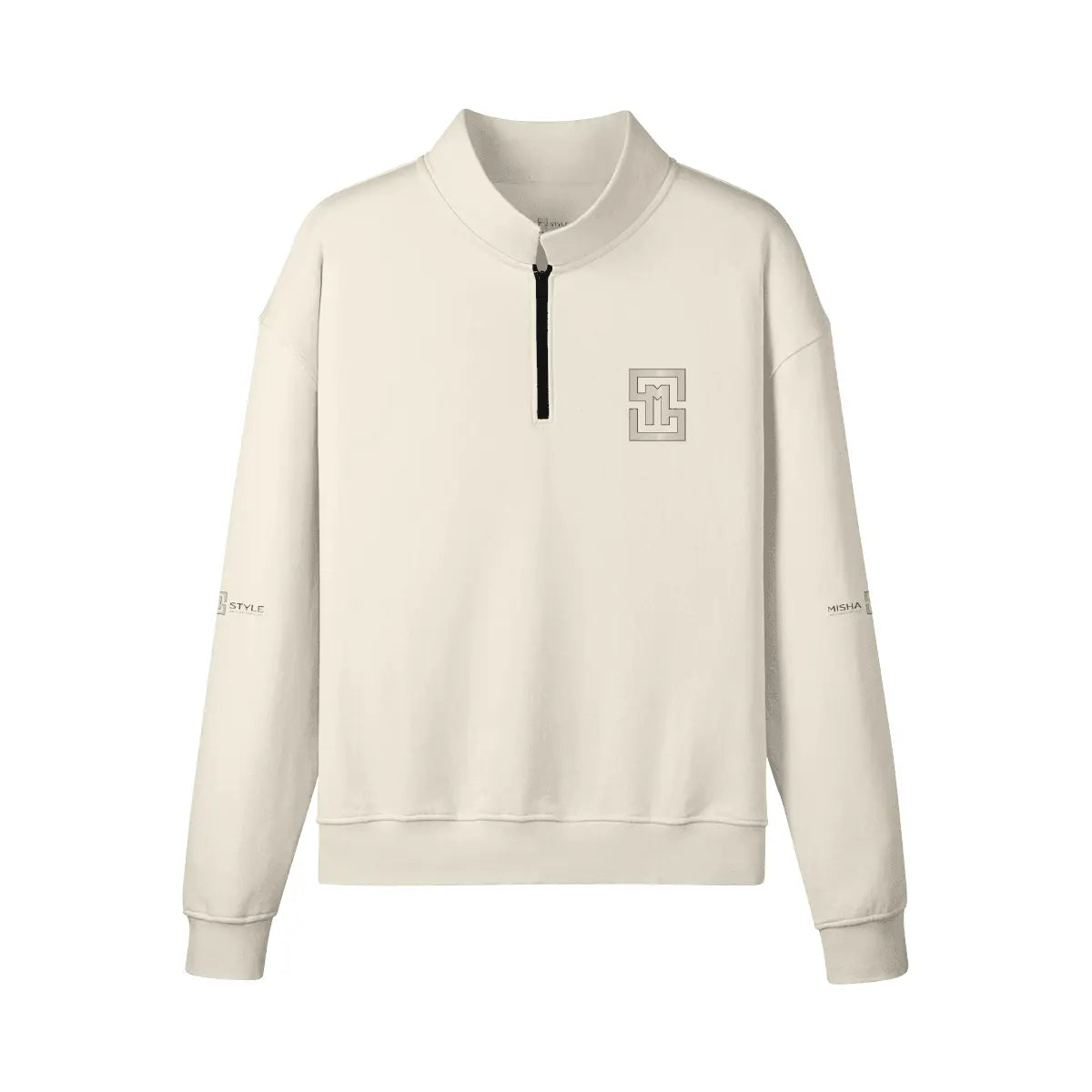 Ceaw Heavyweight Half-zip Sweatshirt - IVORYNN