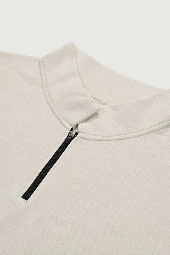 Ceaw Heavyweight Half-zip Sweatshirt - IVORYNN