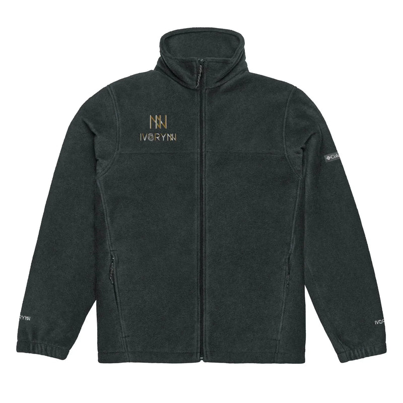 Classic Black Unisex Columbia Fleece Jacket - IVORYNN