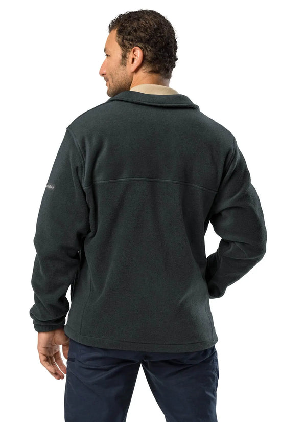 Classic Black Unisex Columbia Fleece Jacket - IVORYNN