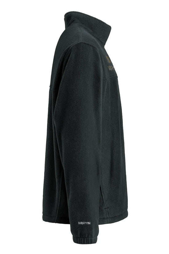 Classic Black Unisex Columbia Fleece Jacket - IVORYNN