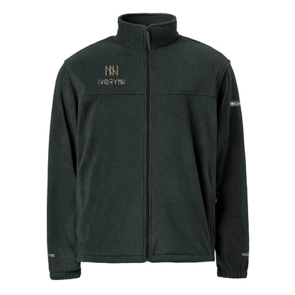 Classic Black Unisex Columbia Fleece Jacket - IVORYNN