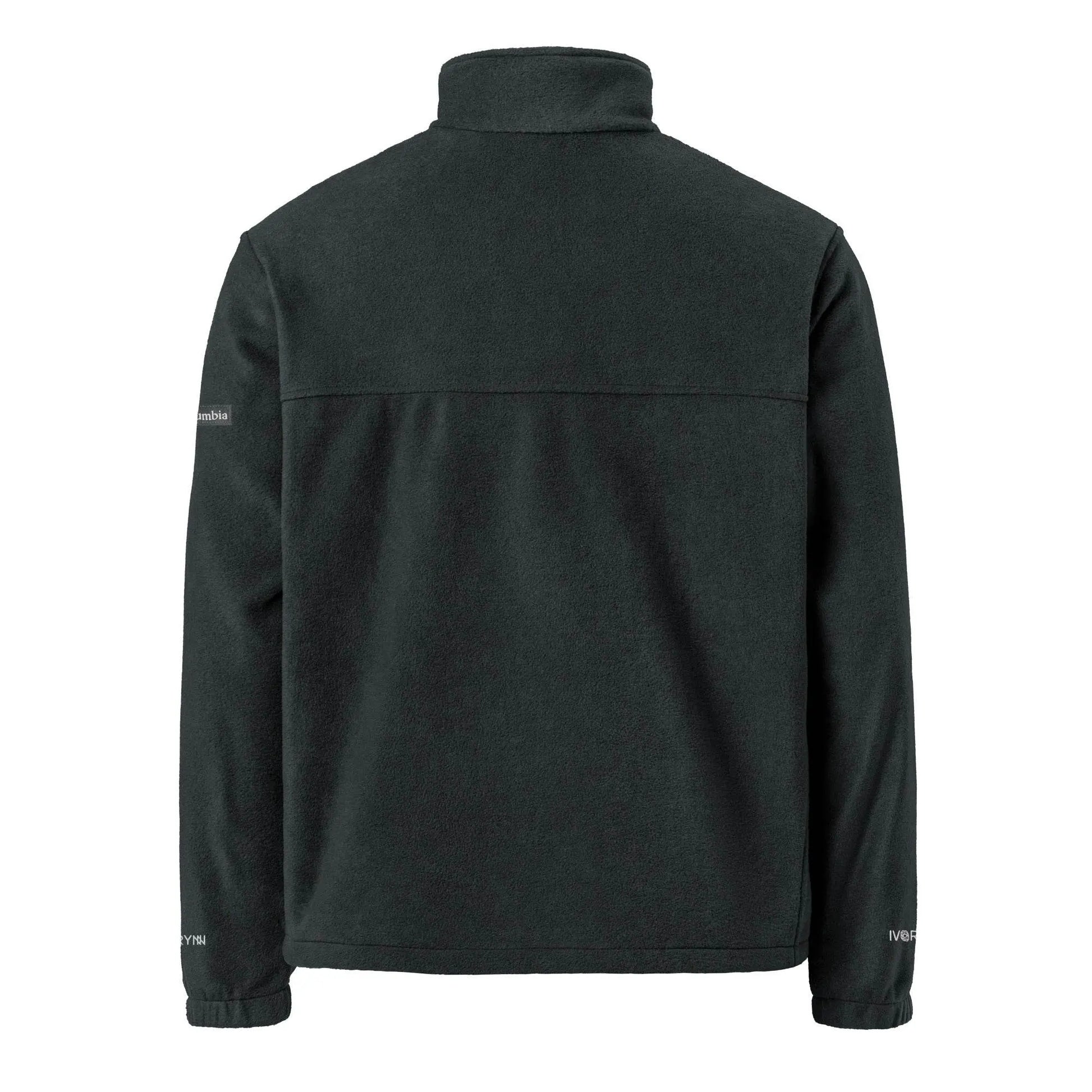 Classic Black Unisex Columbia Fleece Jacket - IVORYNN