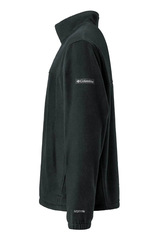 Classic Black Unisex Columbia Fleece Jacket - IVORYNN