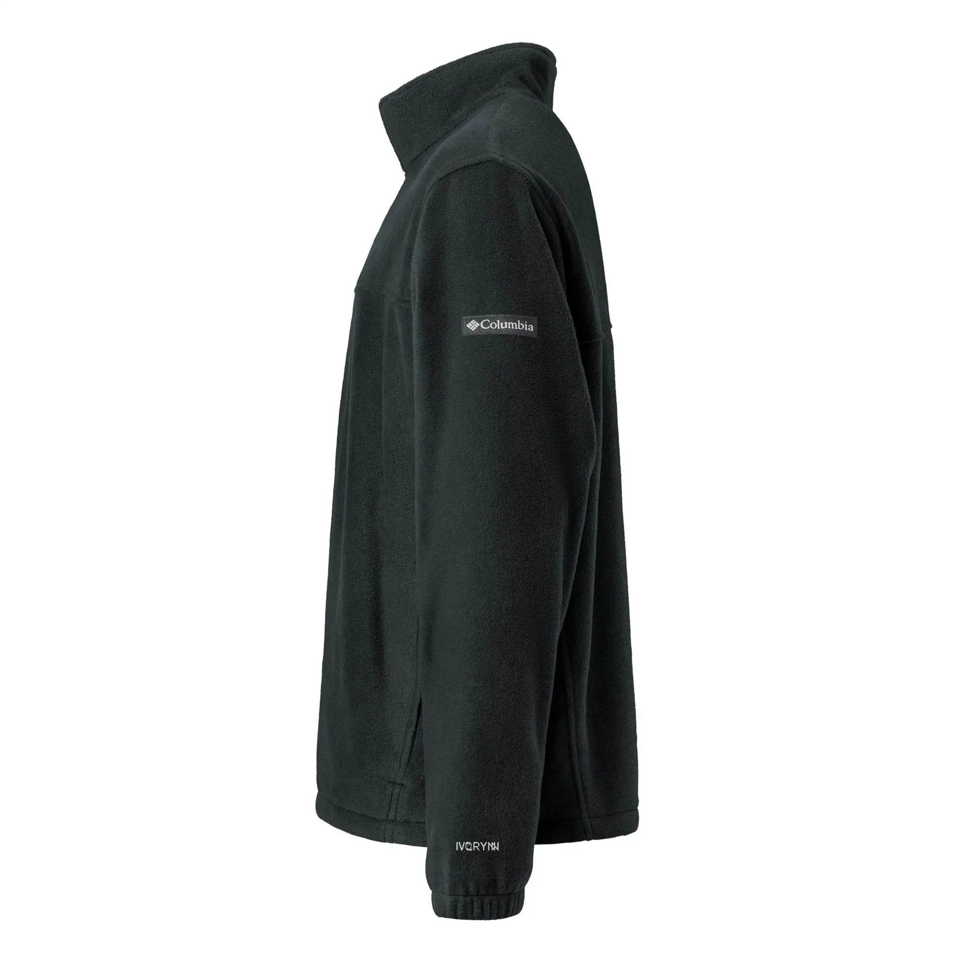 Classic Black Unisex Columbia Fleece Jacket - IVORYNN