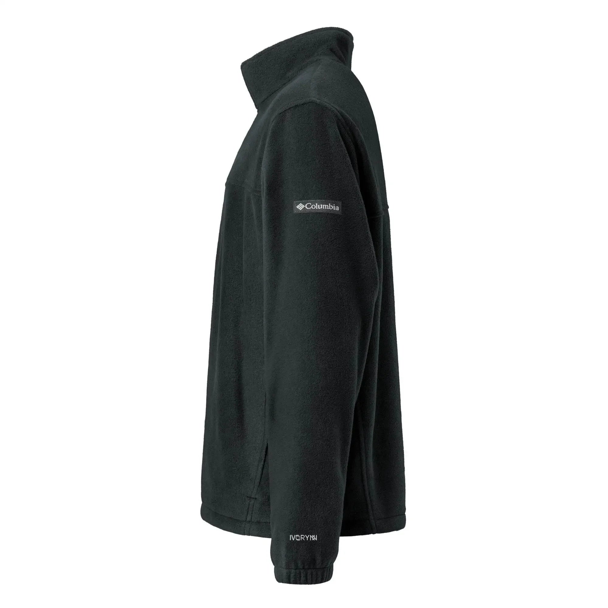 Classic Black Unisex Columbia Fleece Jacket - IVORYNN