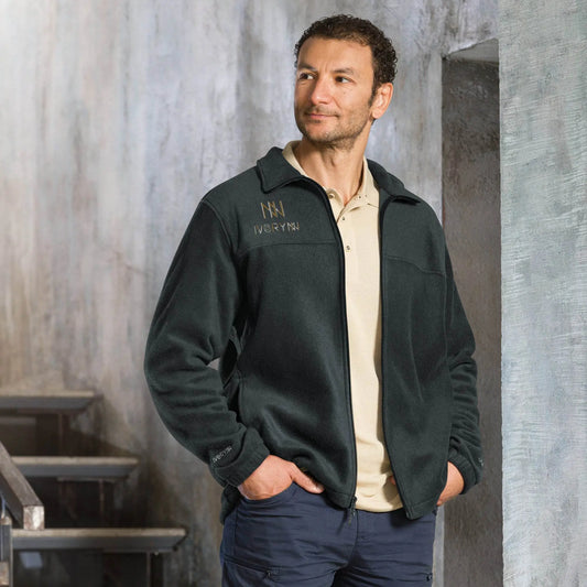 Classic Black Unisex Columbia Fleece Jacket