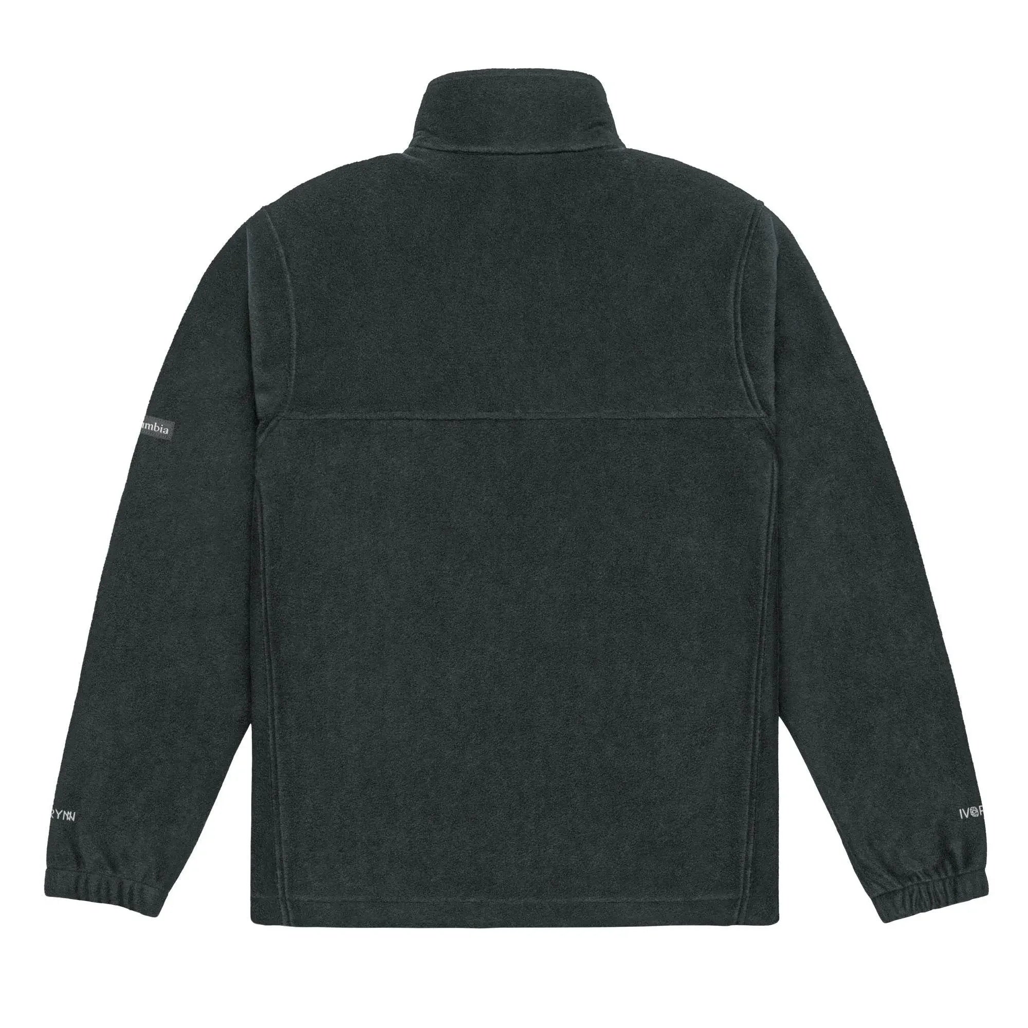 Classic Black Unisex Columbia Fleece Jacket - IVORYNN