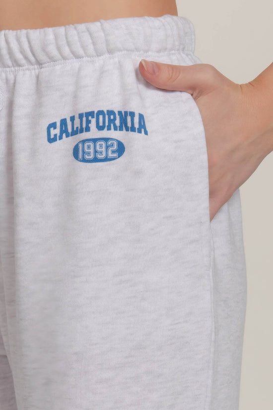 Classic Versatile Waistband Silver Sweatpants - IVORYNN