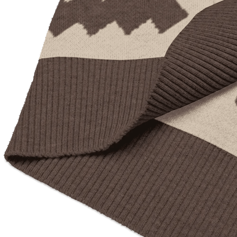 Classic Vintage V-neck Brown Men Knitted vest - IVORYNN