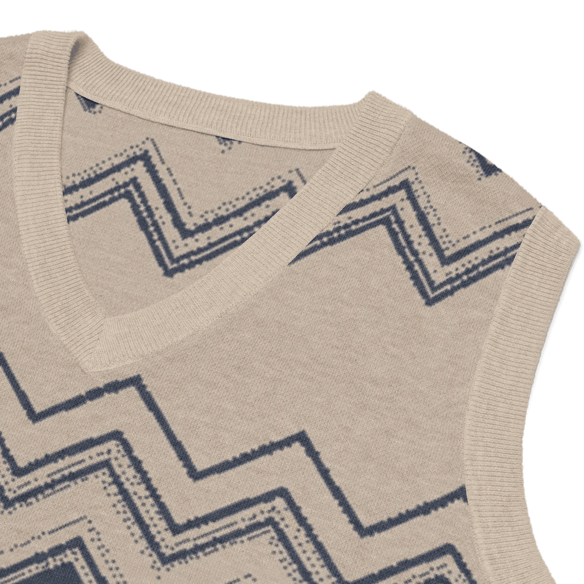 Classic Vintage V-neck Men Knitted vest - IVORYNN