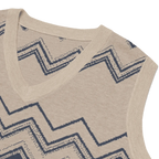 Classic Vintage V-neck Men Knitted vest - IVORYNN