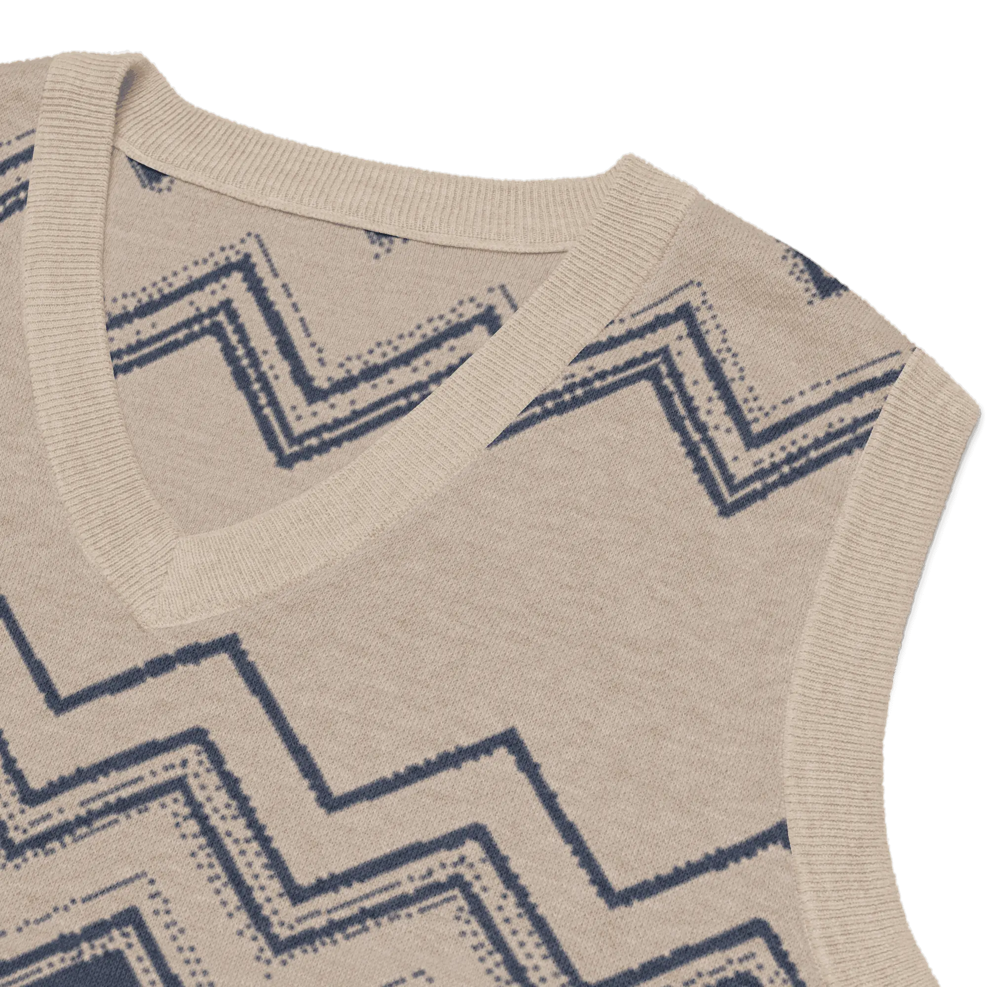 Classic Vintage V-neck Men Knitted vest - IVORYNN