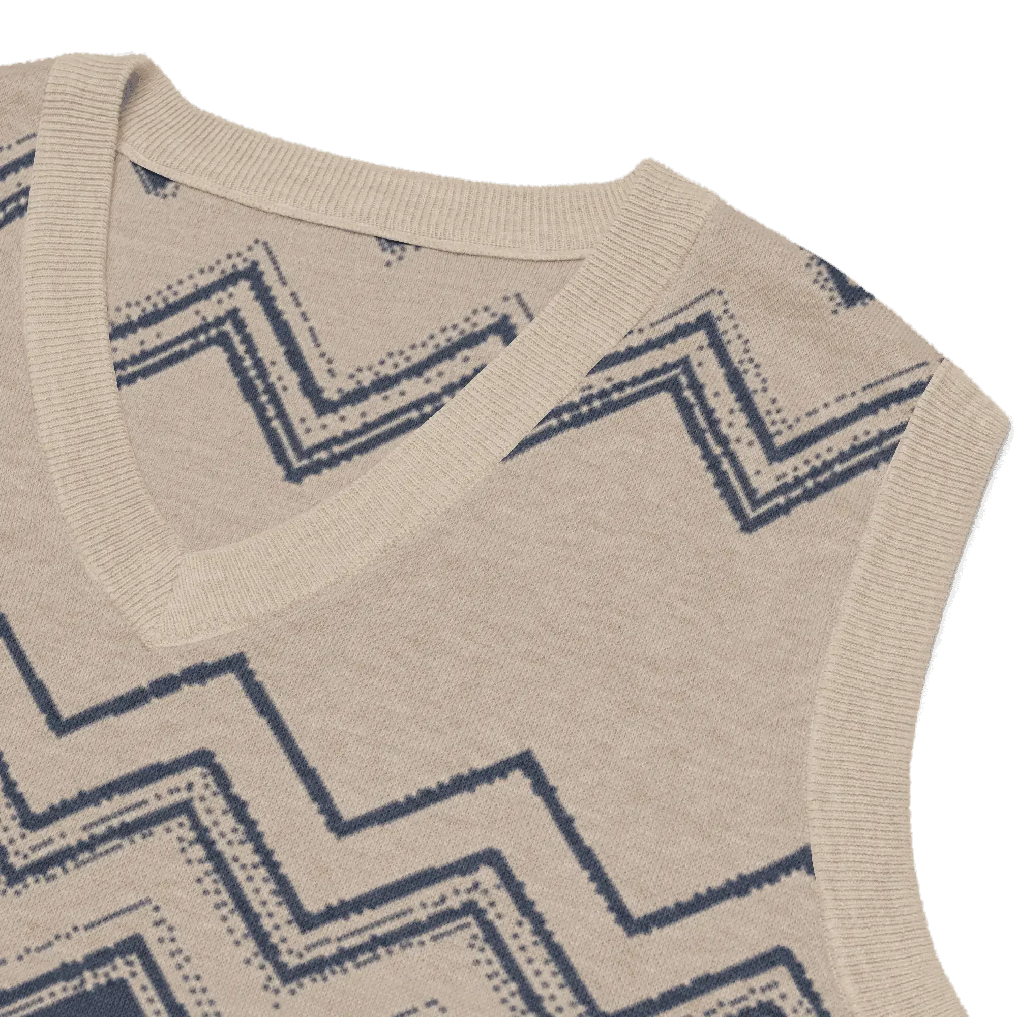 Classic Vintage V-neck Men Knitted vest - IVORYNN