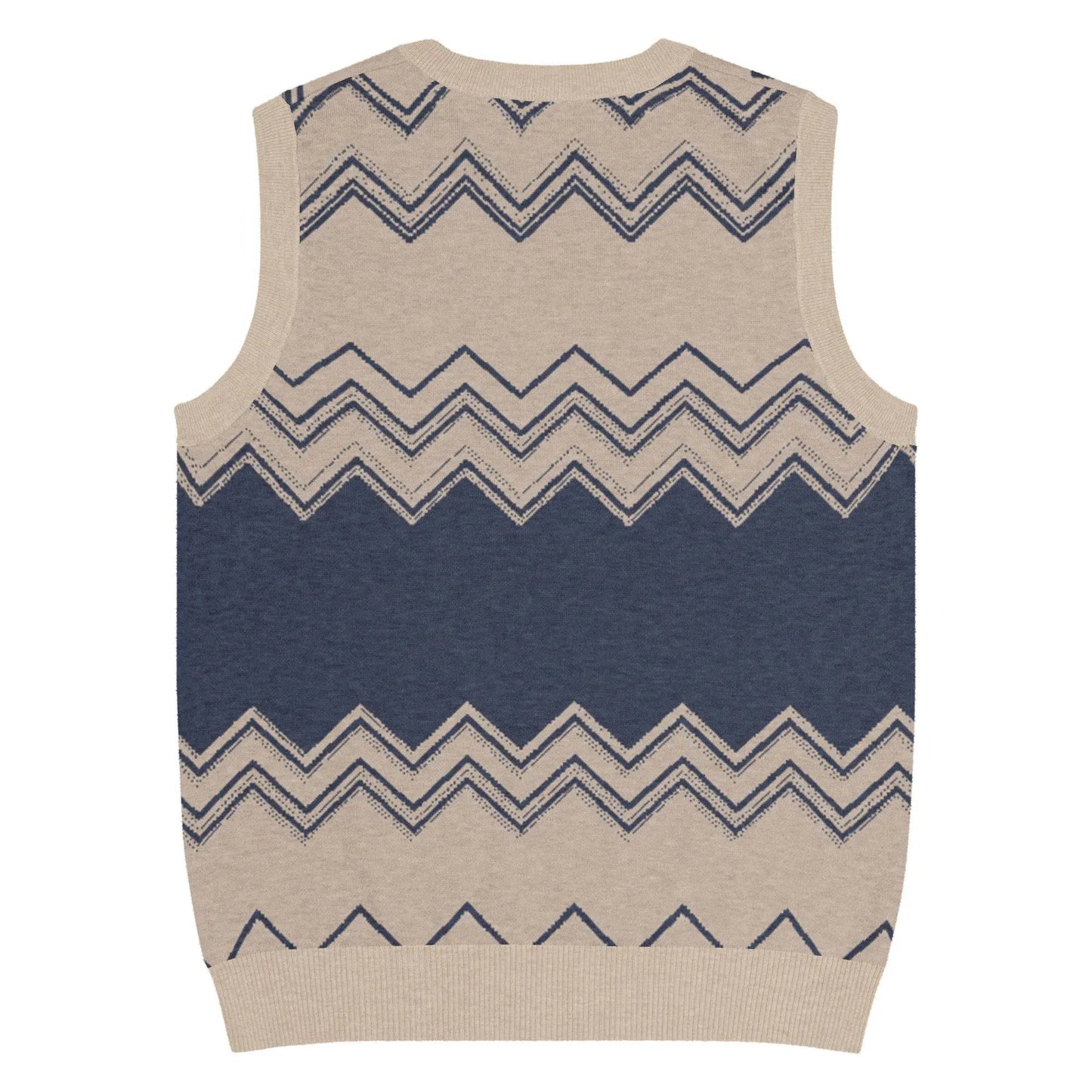 Classic Vintage V-neck Men Knitted vest - IVORYNN