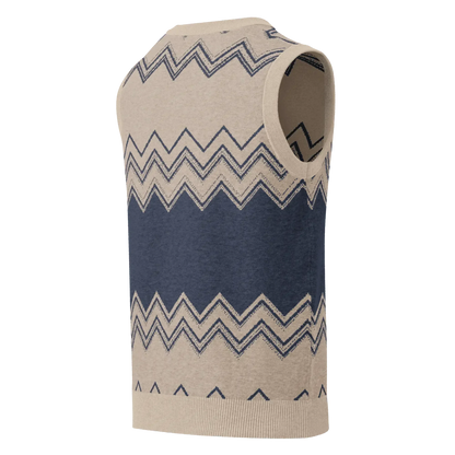 Classic Vintage V-neck Men Knitted vest - IVORYNN