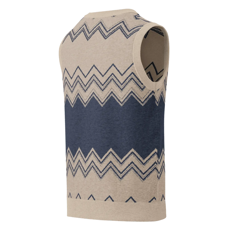 Classic Vintage V-neck Men Knitted vest - IVORYNN