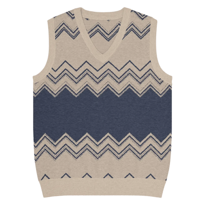 Classic Vintage V-neck Men Knitted vest - IVORYNN