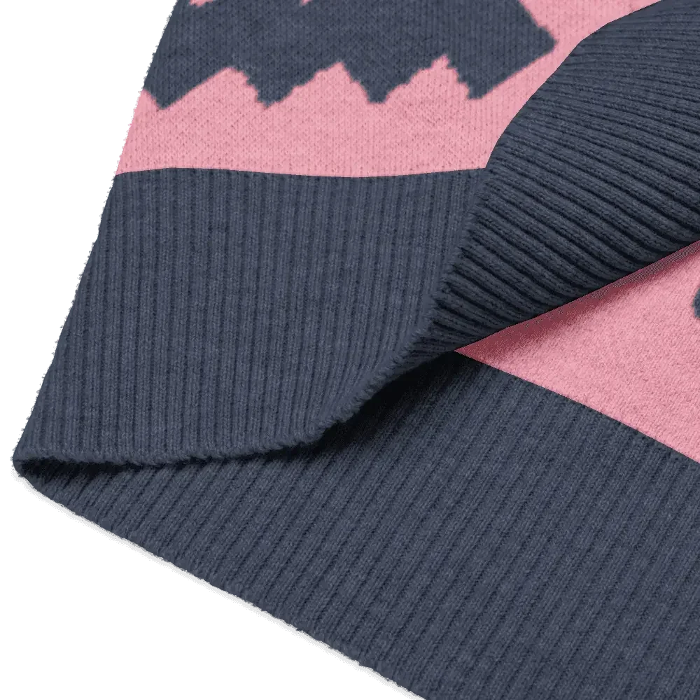 Classic Vintage V-neck Pink Men Knitted vest - IVORYNN