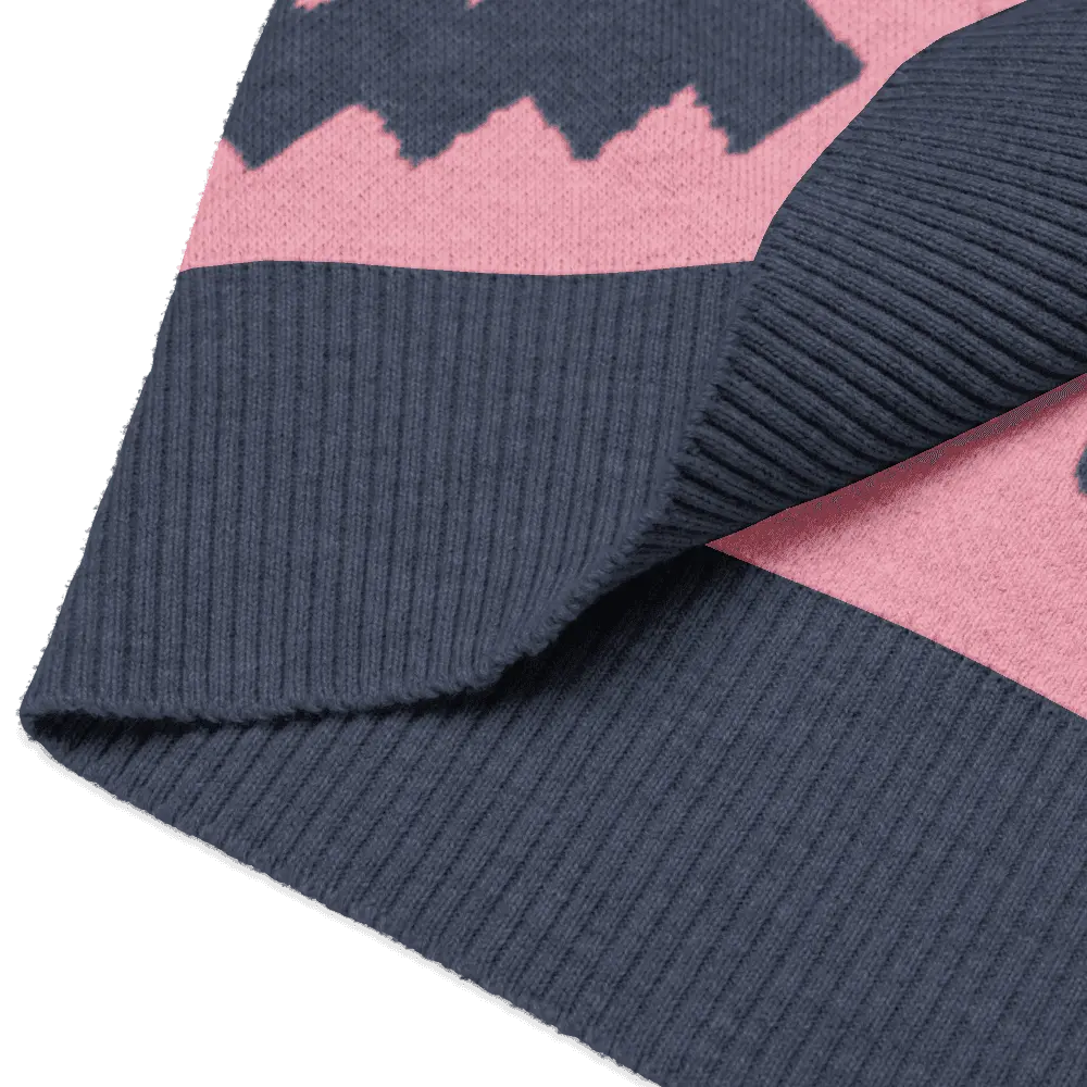 Classic Vintage V-neck Pink Men Knitted vest - IVORYNN