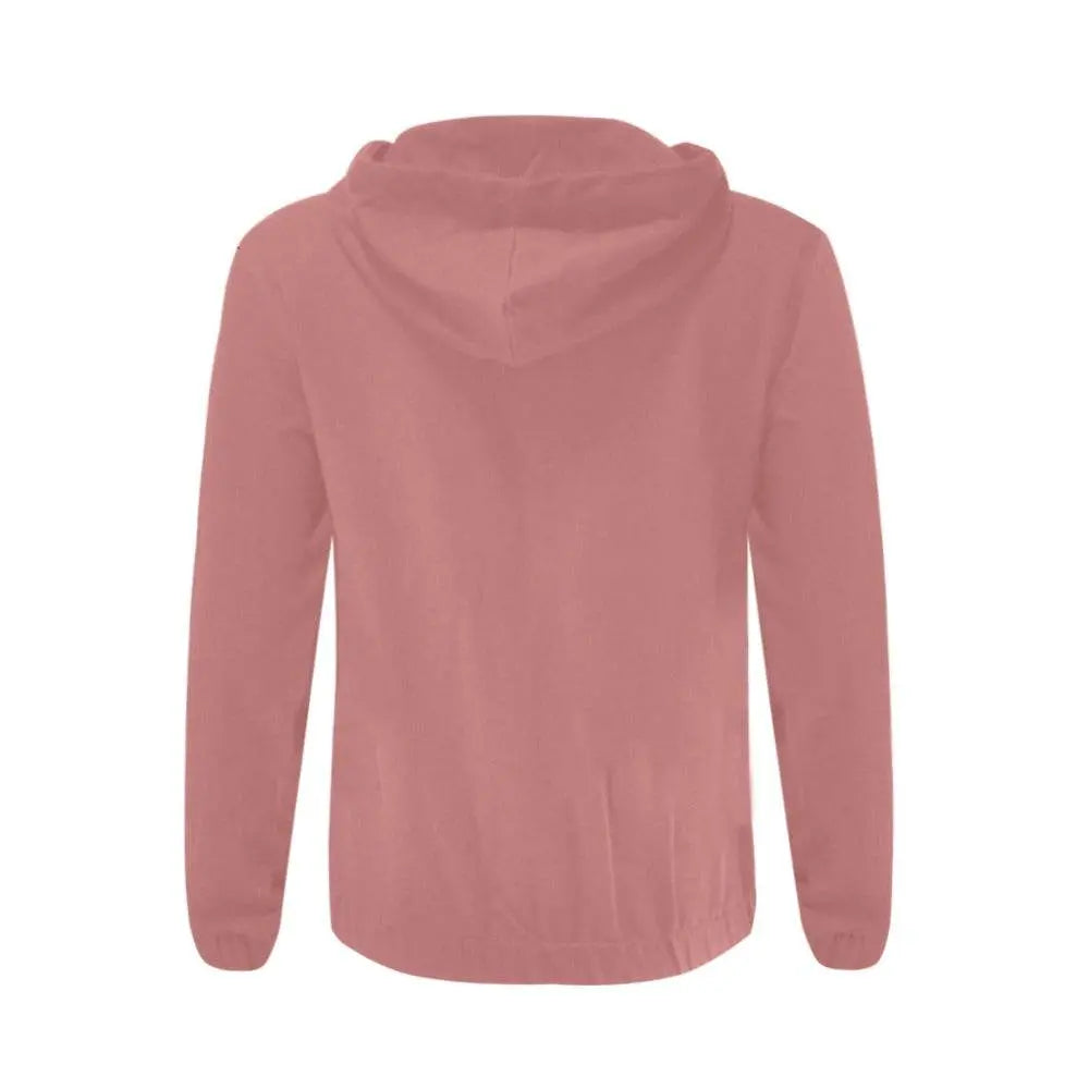 Classic Zip IndianRed Hoodie - IVORYNN