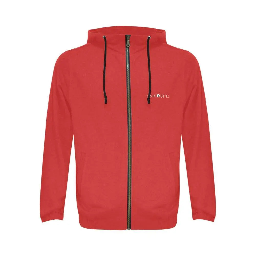 Classic Zip Red Hoodie - IVORYNN