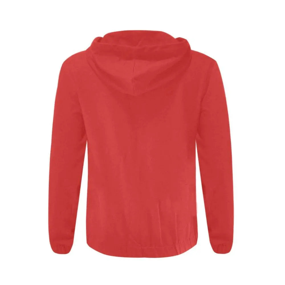 Classic Zip Red Hoodie - IVORYNN