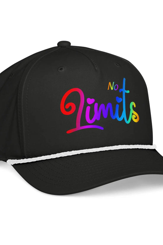 Comfort No Limits Classic rope Black cap - IVORYNN