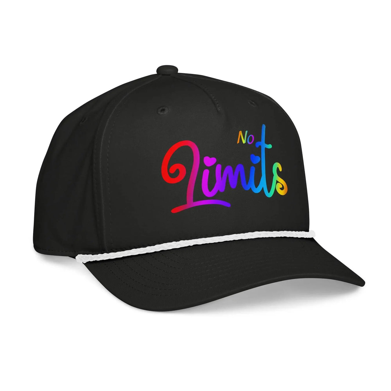 Comfort No Limits Classic rope Black cap - IVORYNN