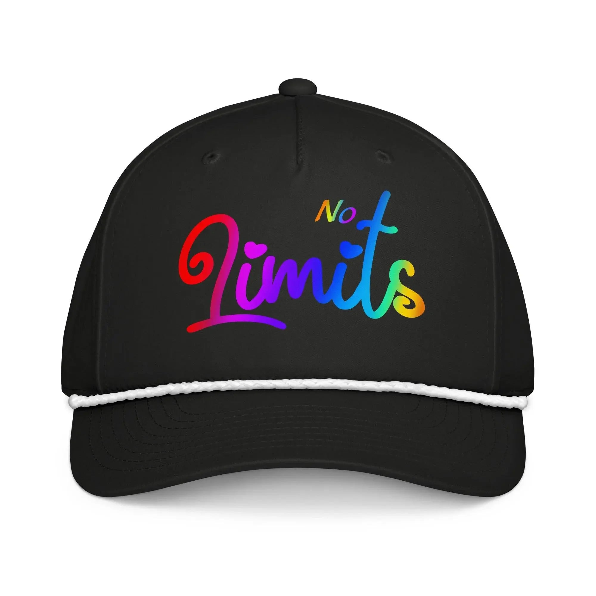 Comfort No Limits Classic rope Black cap - IVORYNN