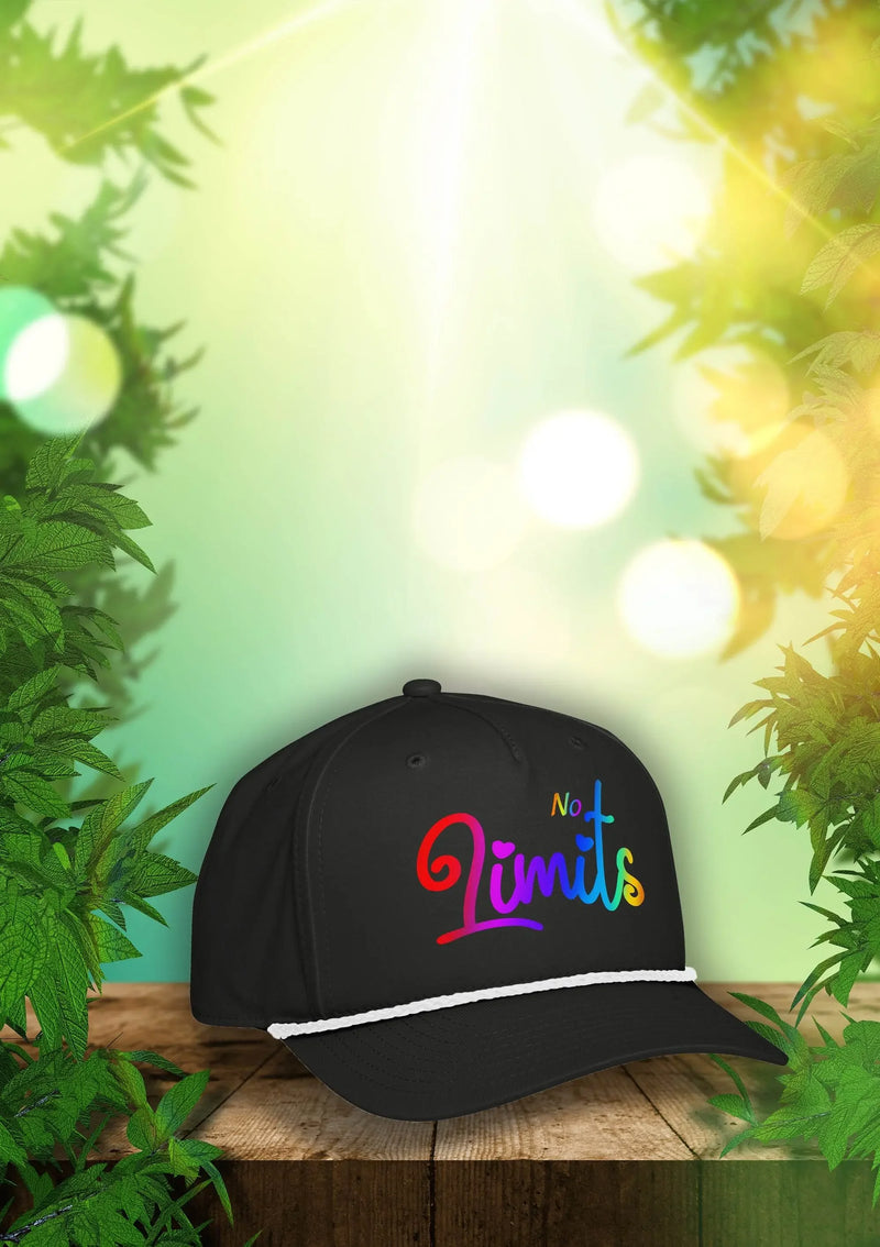 Comfort No Limits Classic rope Black cap - IVORYNN