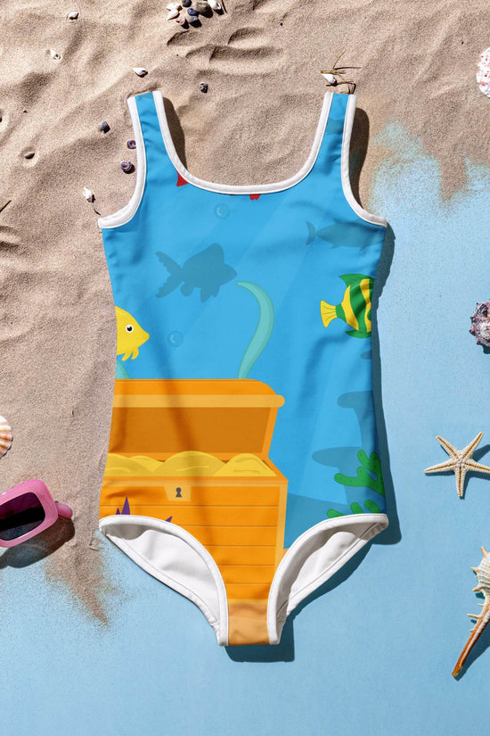 Comfortable Fit Deep Fade Kids Swimsuit - IVORYNN