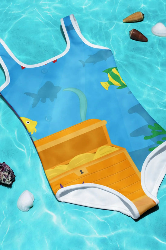 Comfortable Fit Deep Fade Kids Swimsuit - IVORYNN