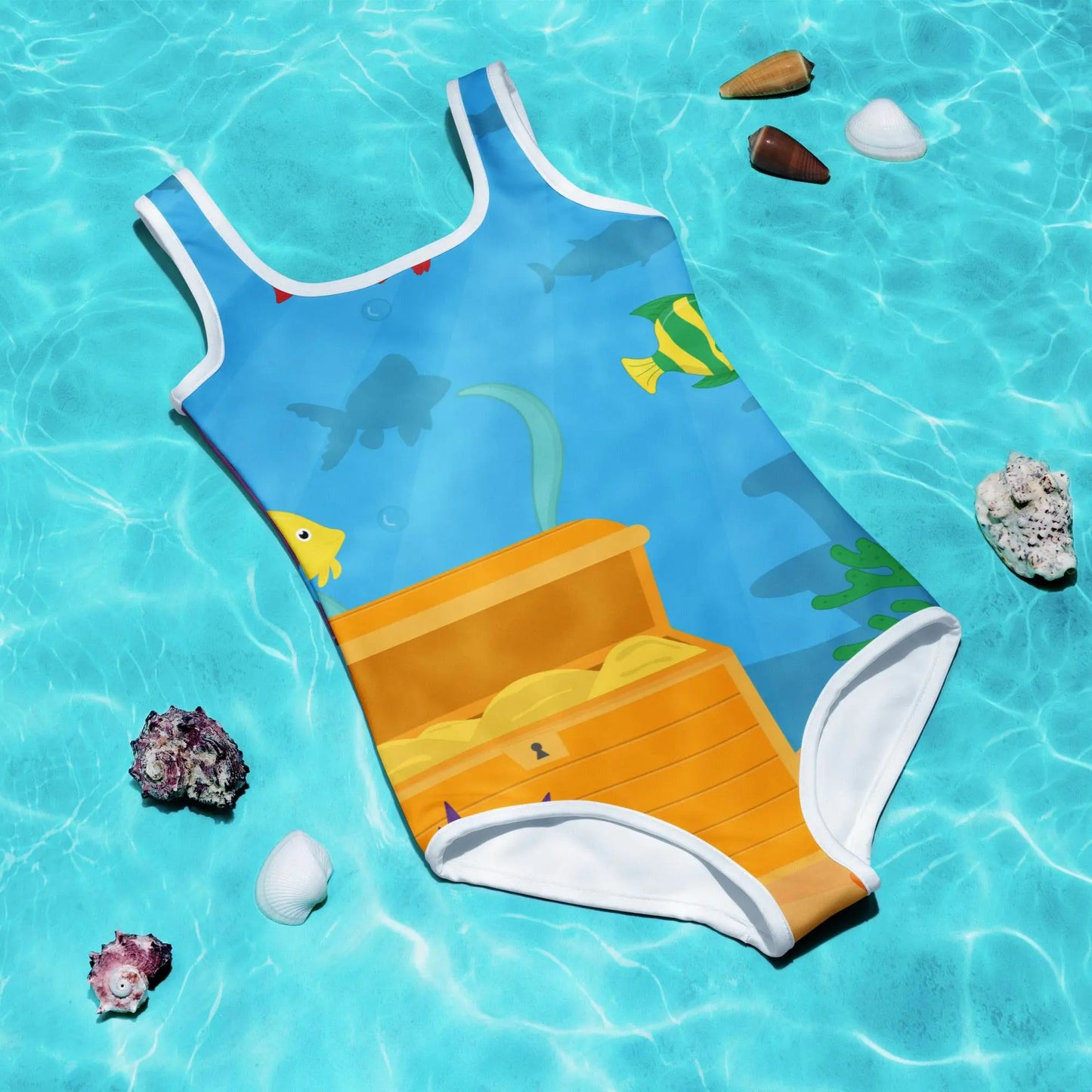Comfortable Fit Deep Fade Kids Swimsuit - IVORYNN