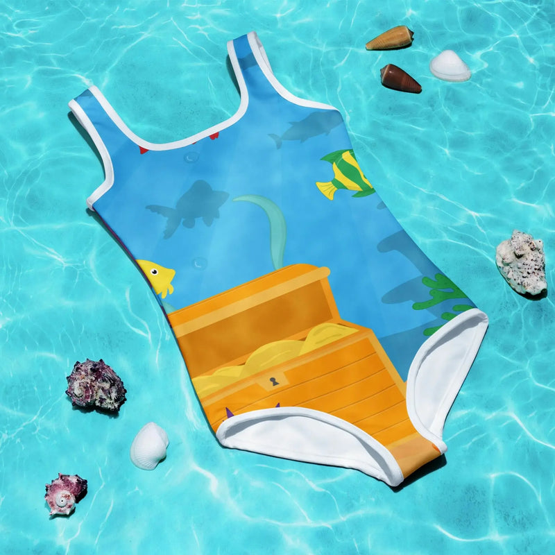 Comfortable Fit Deep Fade Kids Swimsuit - IVORYNN