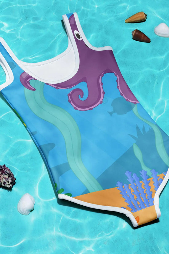 Comfortable Fit Deep Fade Kids Swimsuit - IVORYNN