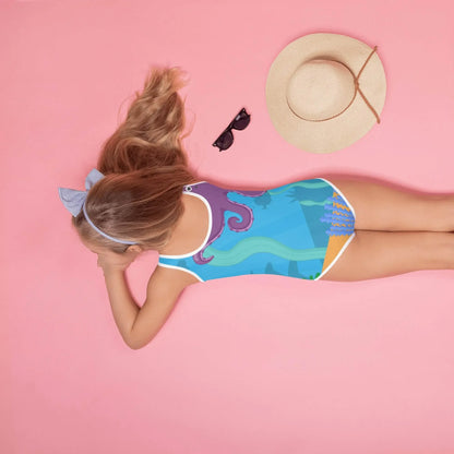 Comfortable Fit Deep Fade Kids Swimsuit - IVORYNN