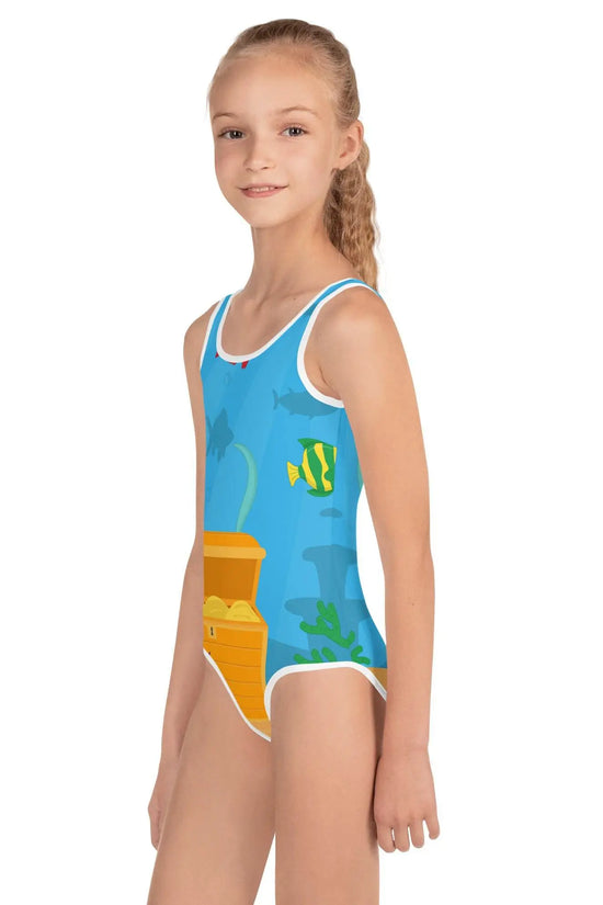 Comfortable Fit Deep Fade Kids Swimsuit - IVORYNN