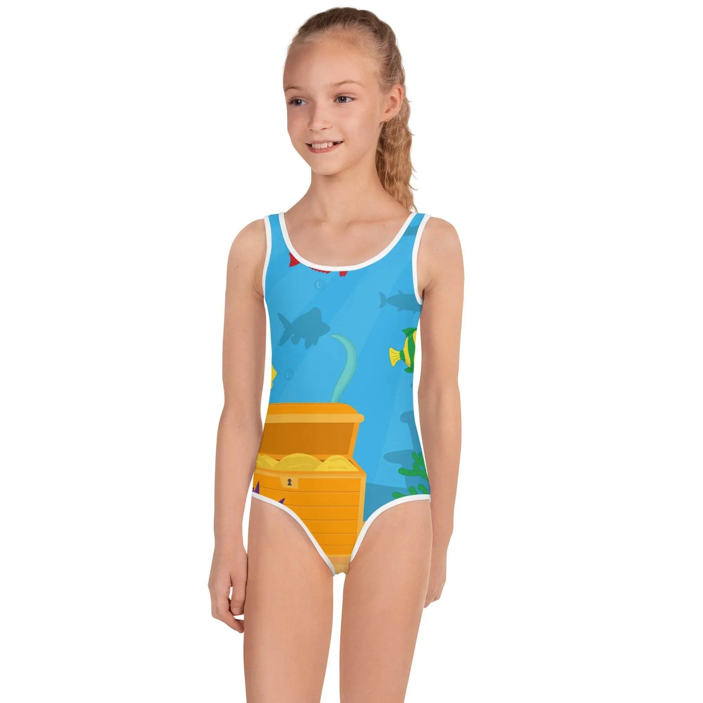 Comfortable Fit Deep Fade Kids Swimsuit - IVORYNN