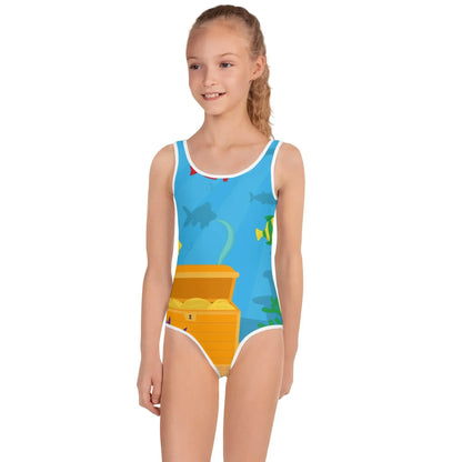 Comfortable Fit Deep Fade Kids Swimsuit - IVORYNN
