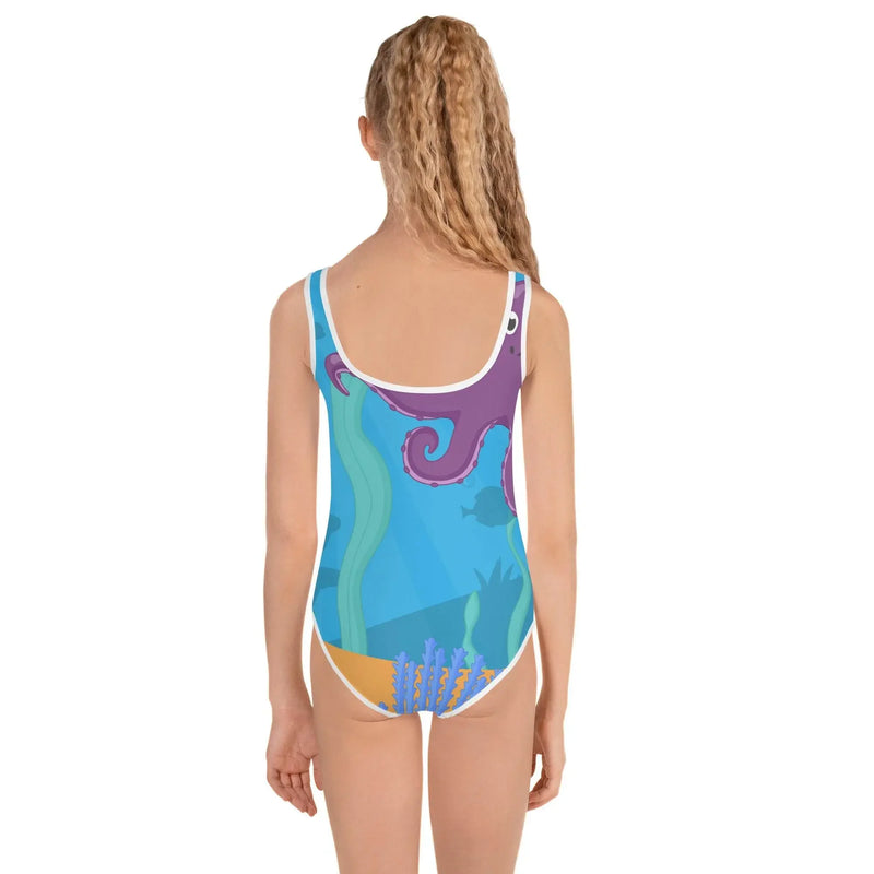 Comfortable Fit Deep Fade Kids Swimsuit - IVORYNN